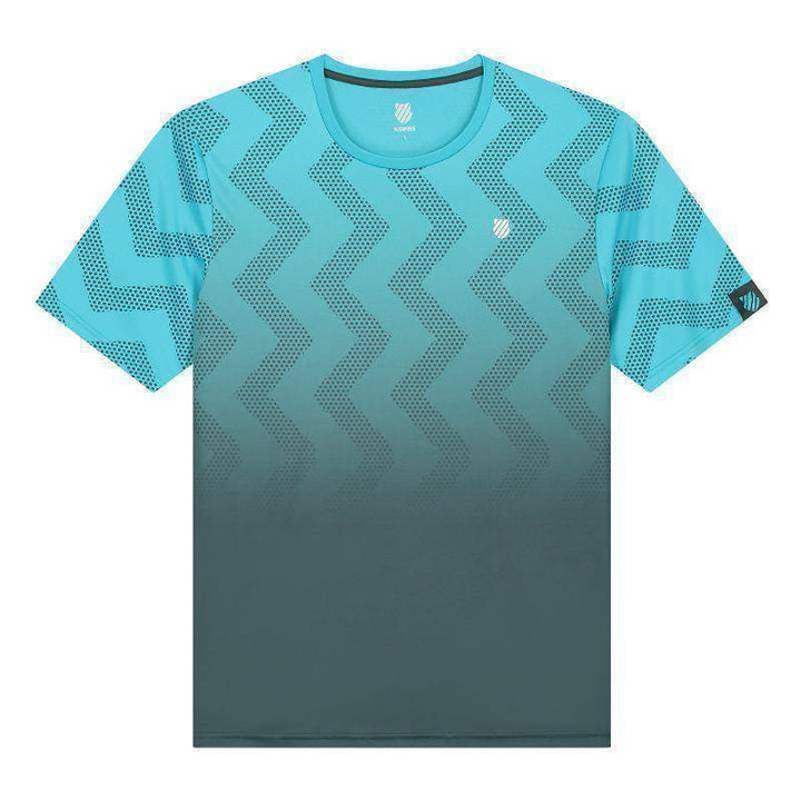 Kswiss Hypercourt Print Crew Blue T-shirt