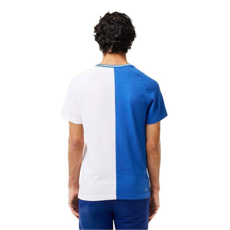 T-shirt Lacoste Daniil Medvedev azul branco