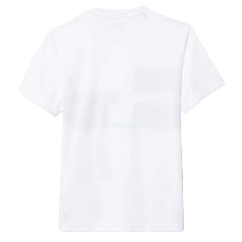 T-shirt Lacoste Novak Djokovic Ultra Dry branco verde