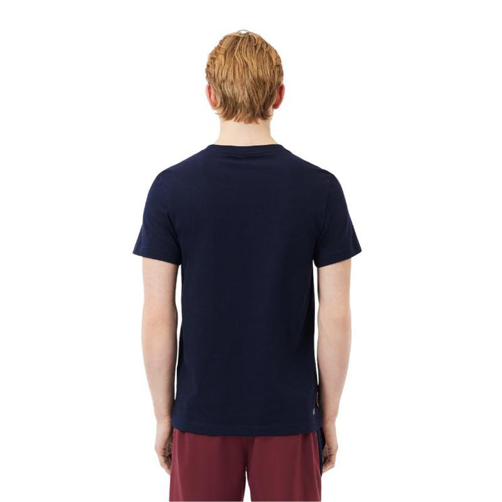 Camiseta Lacoste Roland Garros Azul Marinho