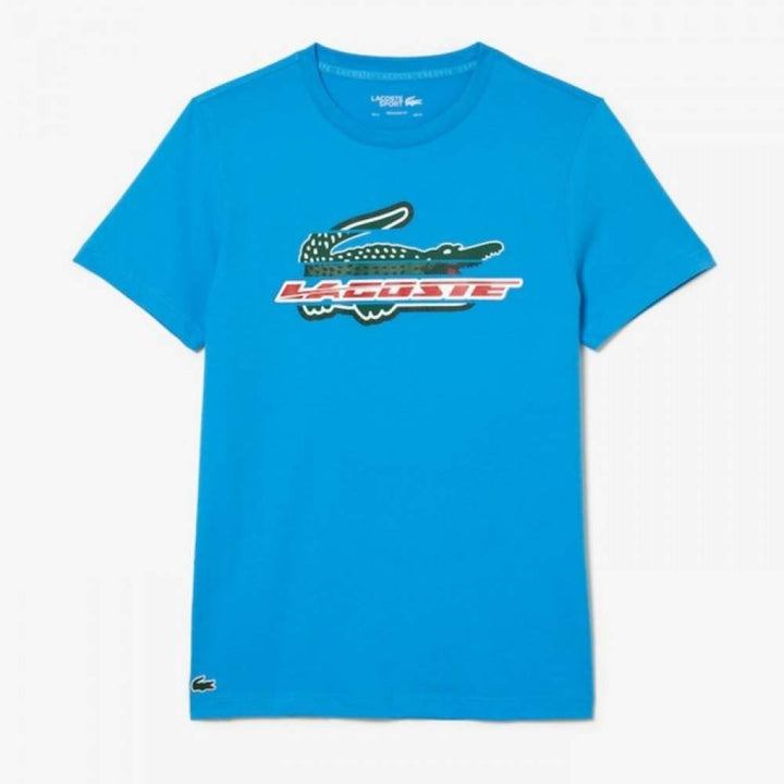 Camiseta Lacoste Sport Algodon Ecologico Azul