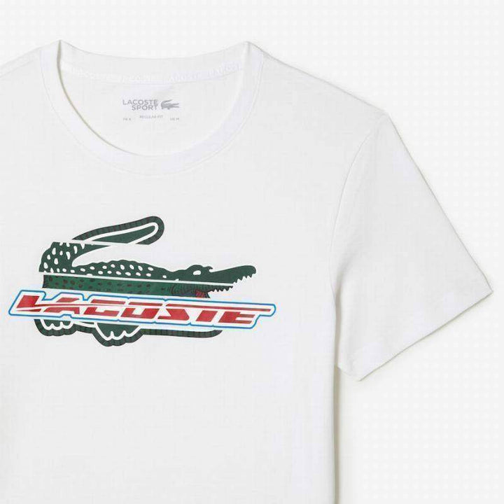 T-shirt Lacoste Sport Algodão Orgânico Branca