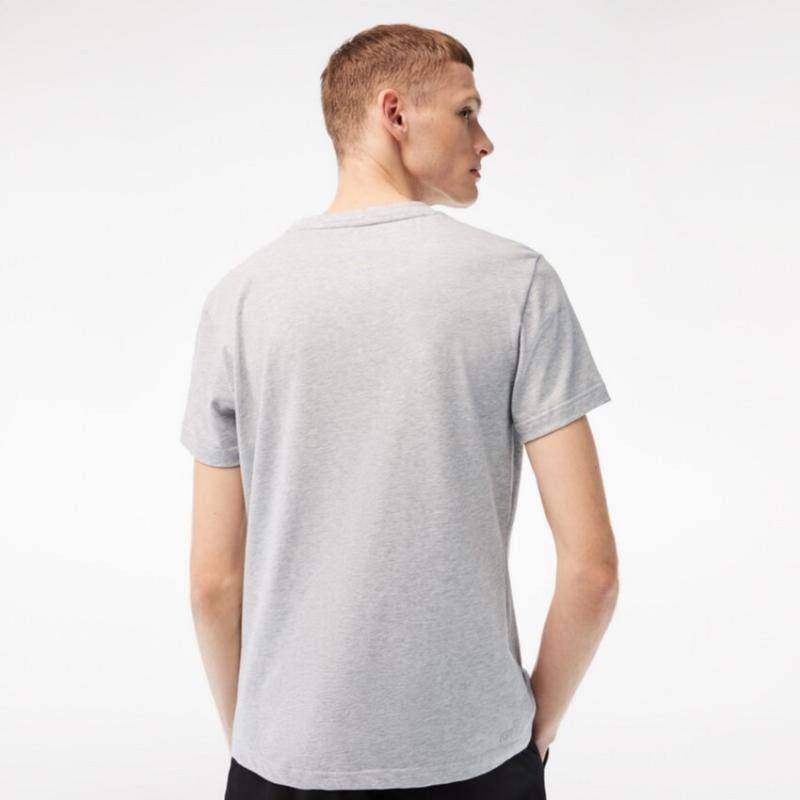 T-shirt Lacoste Sport Algodão Orgânico Cinzento