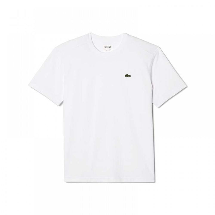 Lacoste Sport Embroidered White Green Logo T-shirt