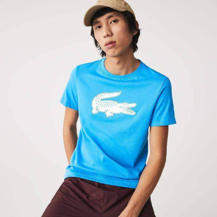 Lacoste Sport 3D Crocodile T-shirt Blue White