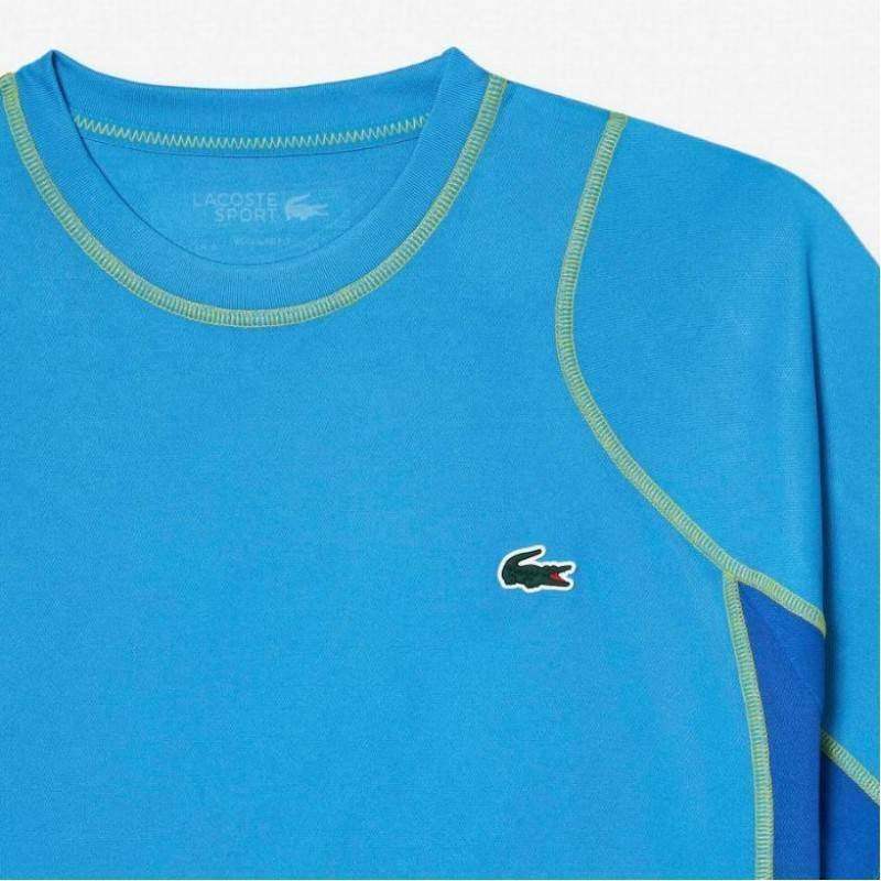 Camiseta Lacoste Sport Pique Azul