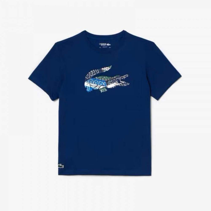 Camiseta Lacoste Sport Punto Azul Marino