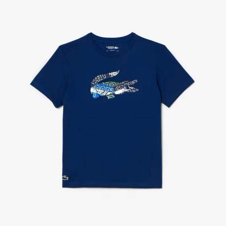 Lacoste Sport Navy Blue Knit T-shirt