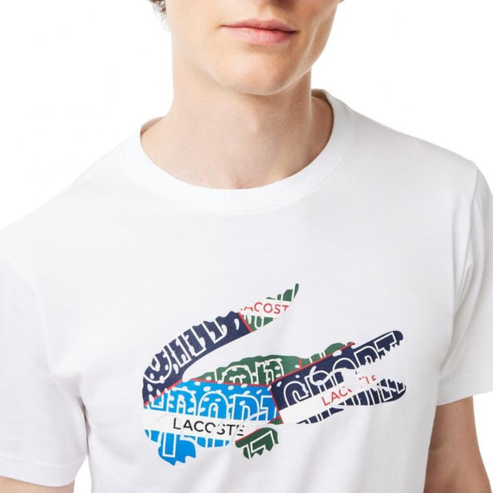 Lacoste Sport White Knit T-shirt