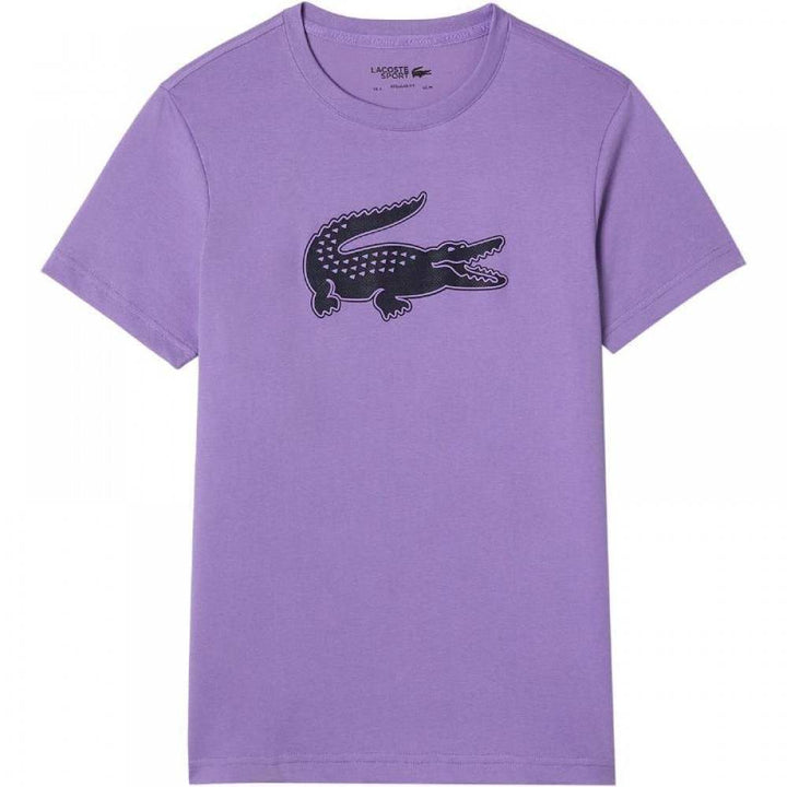 Lacoste Sport Breathable T-shirt Purple Black