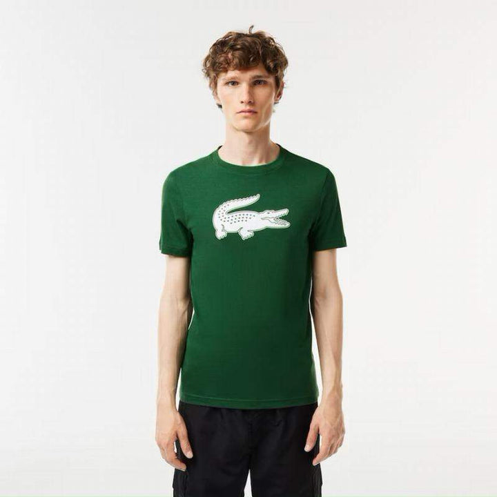 Lacoste Sport Breathable T-shirt Green White