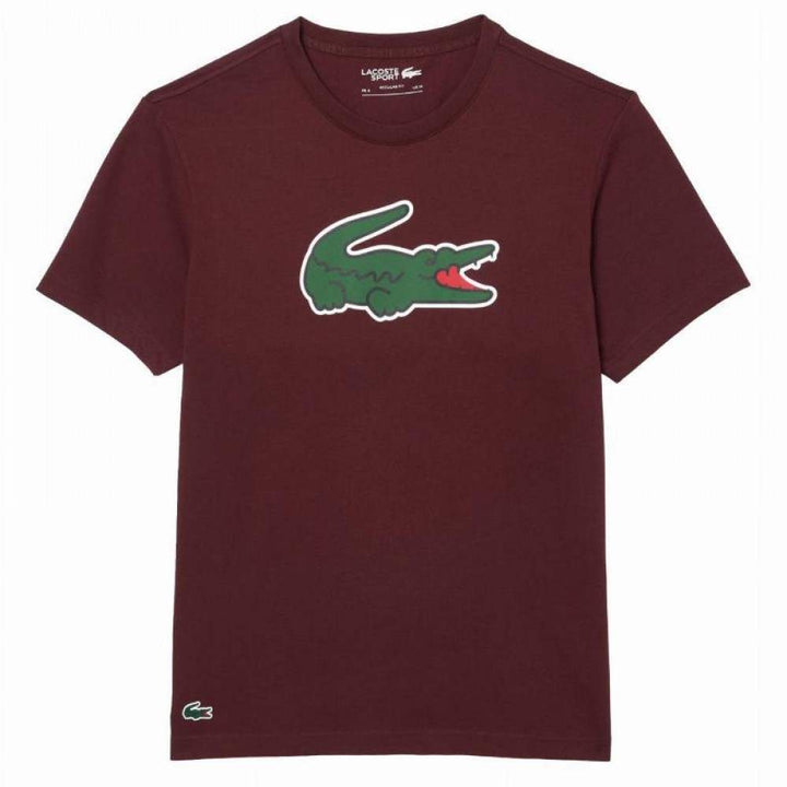 Lacoste Camiseta Ultra Dry Bordeaux