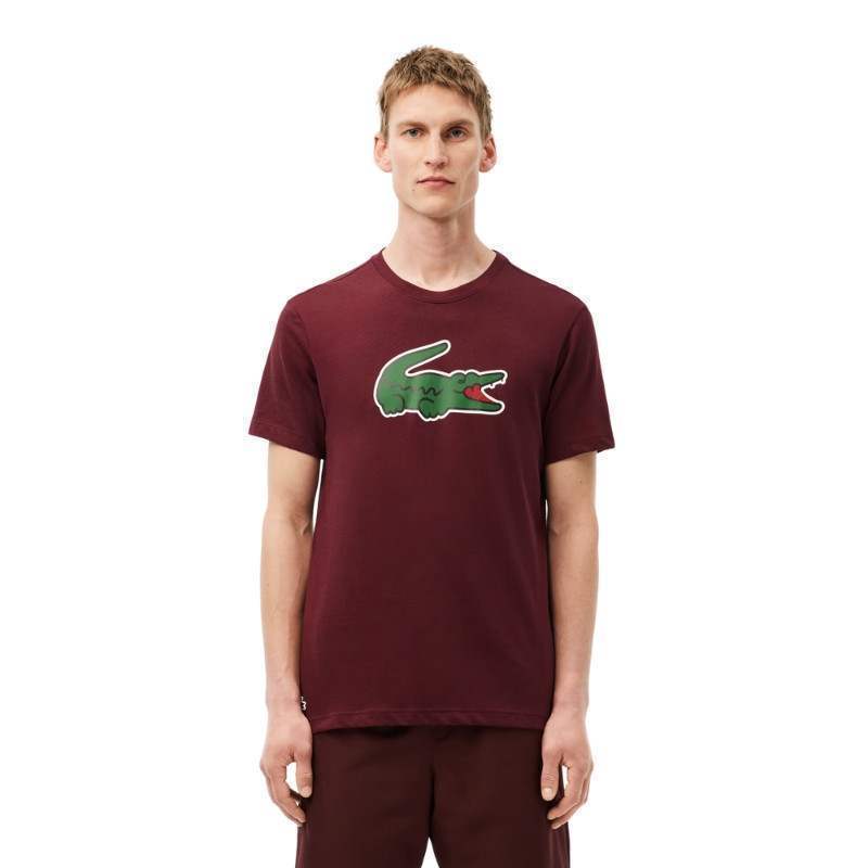 Lacoste Camiseta Ultra Dry Bordeaux