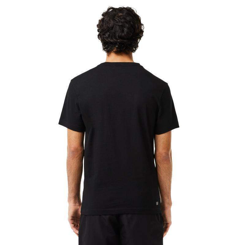 T-shirt Lacoste Ultra Dry preto branco