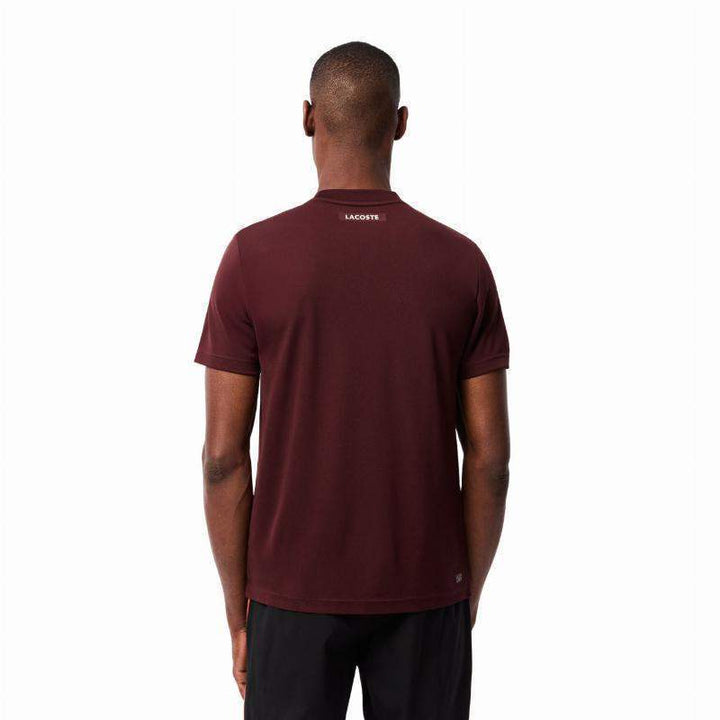 Lacoste Camiseta Ultra Dry Piqué Borgonha