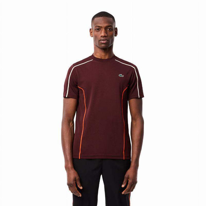 Lacoste Camiseta Ultra Dry Piqué Borgonha