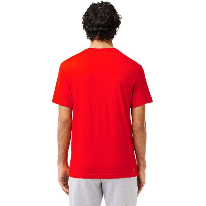 Camiseta Lacoste Ultra Dry Vermelha