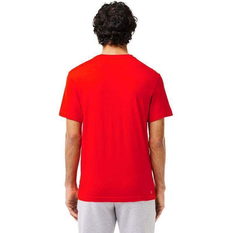 Camiseta Lacoste Ultra Dry Vermelha