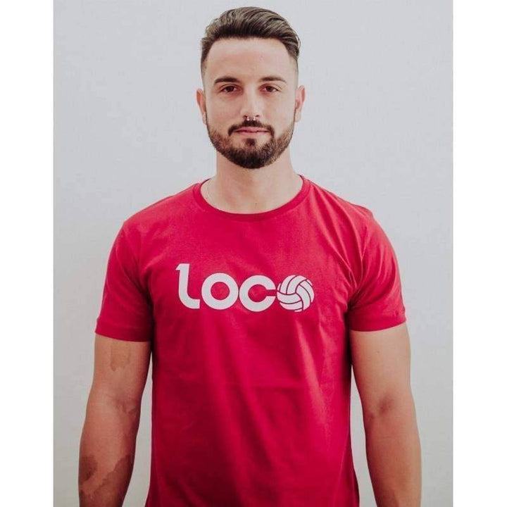 Camiseta Loco Essence Borgonha Branca