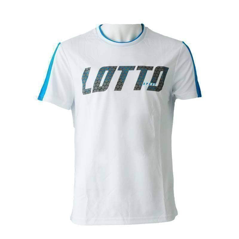 Camiseta Lotto Logo III com estampa branca brilhante