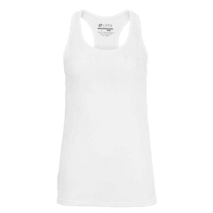 Camiseta feminina branca Lotto MSP