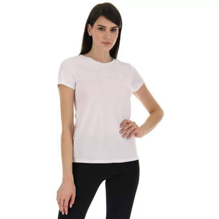 Camiseta feminina branca Lotto MSP II