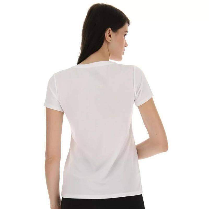 Camiseta feminina branca Lotto MSP II