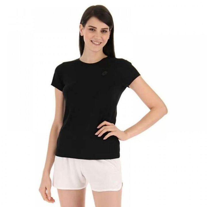 Camiseta feminina preta Lotto MSP II