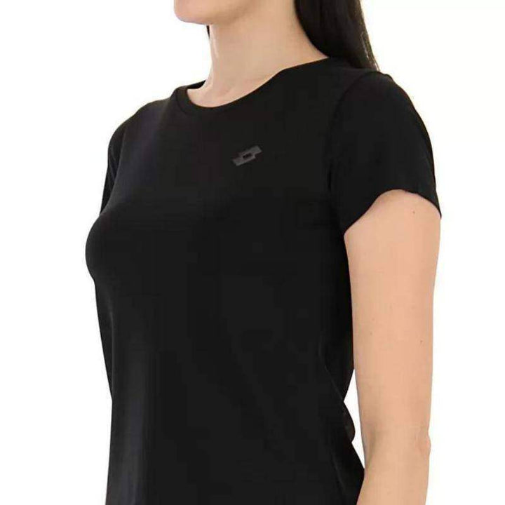 Camiseta feminina preta Lotto MSP II