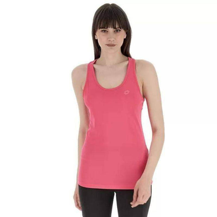 Camiseta feminina Lotto MSP rosa fluor