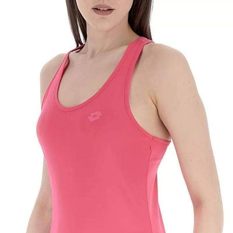 Camiseta feminina Lotto MSP rosa fluor
