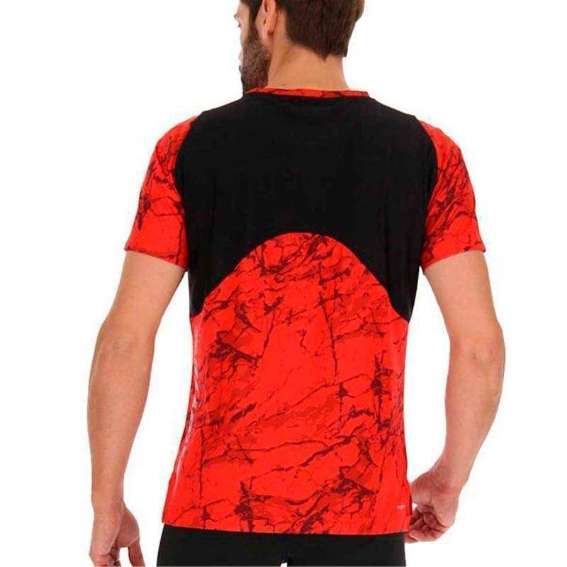 Camiseta Lotto Run Fit Flame vermelha