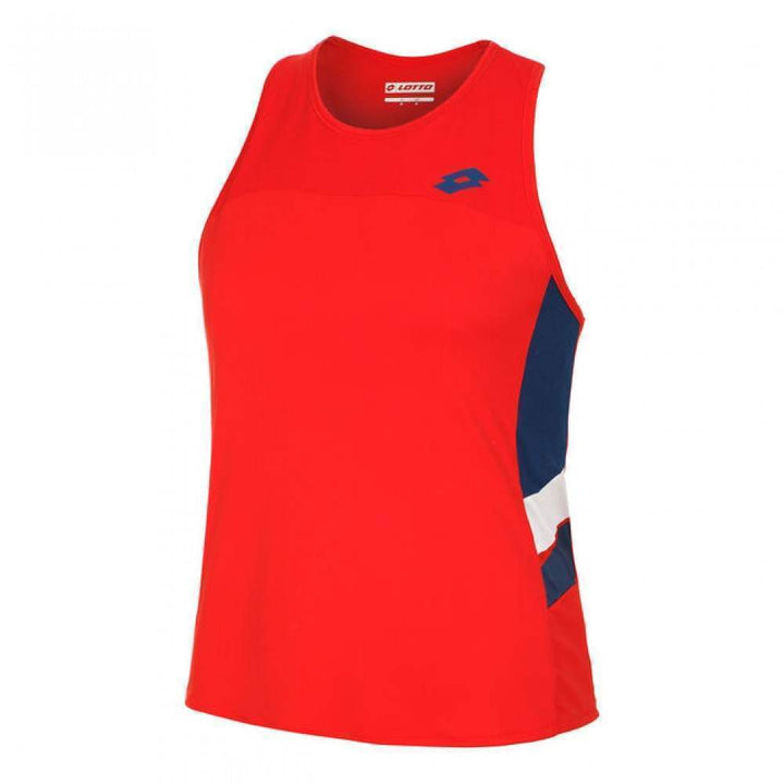 Camiseta feminina Lotto Squadra III vermelho intenso