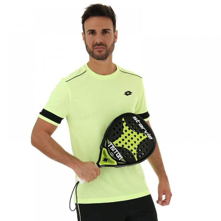 Camiseta Lotto Superrapida V Amarelo Fluor