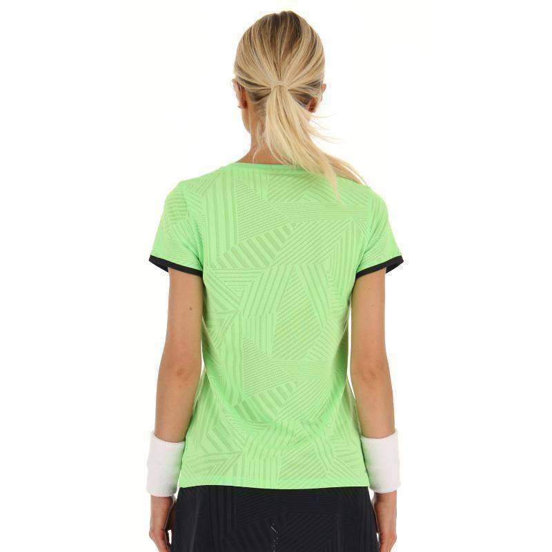 Camiseta feminina Lotto Superrapida V verde maçã