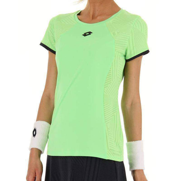 Camiseta feminina Lotto Superrapida V verde maçã