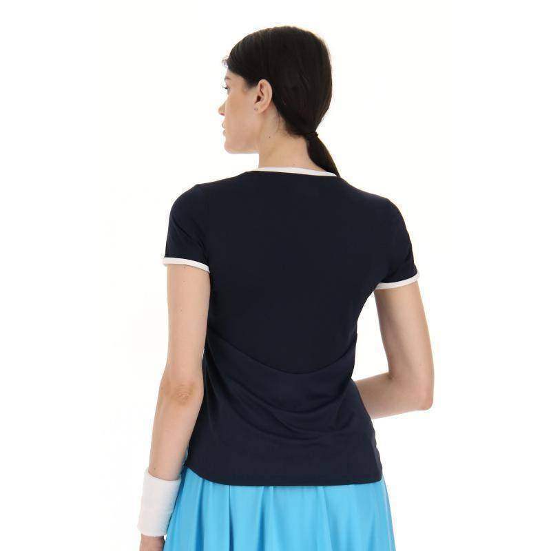 Camiseta feminina Lotto Top IV azul gradiente