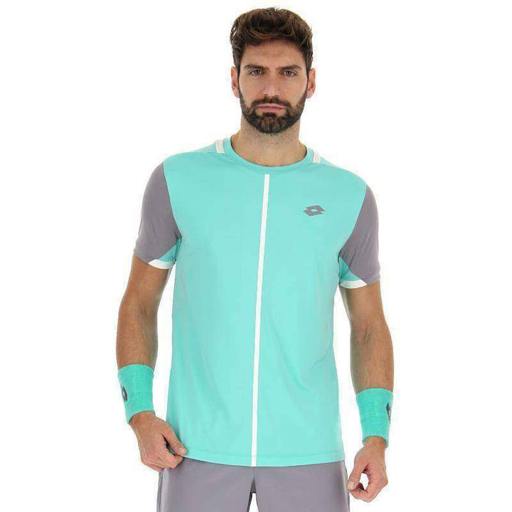 Lotto Top IV T-shirt Turquoise Green Silver Gray