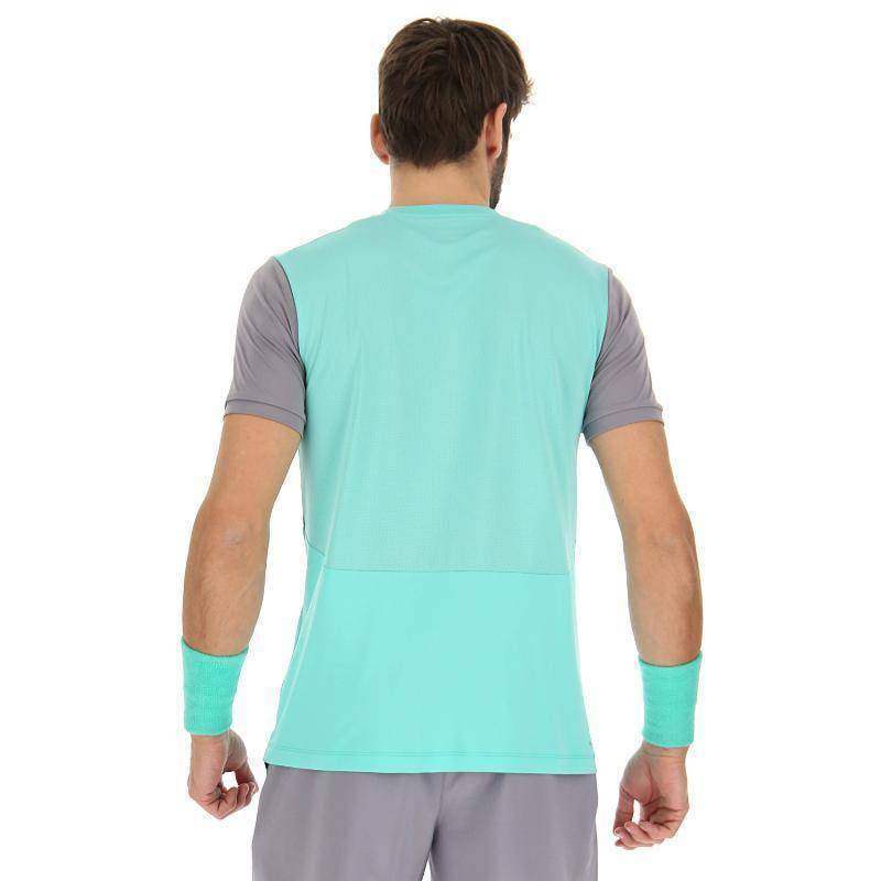 Camiseta Lotto Top IV Verde Turquesa Gris Plata