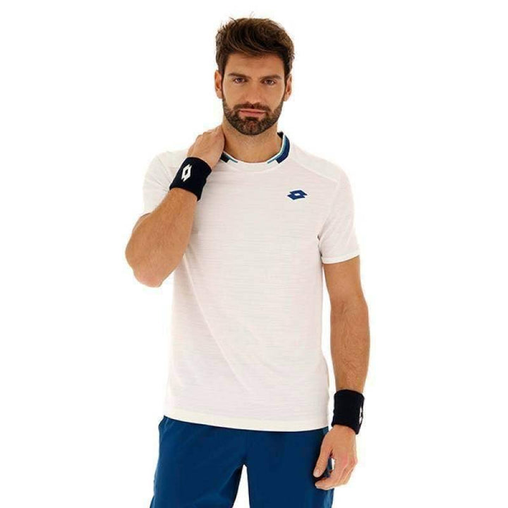 Camiseta Lotto Top Ten II Branco Brilhante