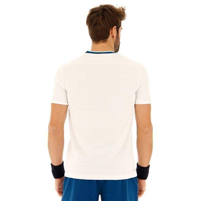 Camiseta Lotto Top Ten II Branco Brilhante