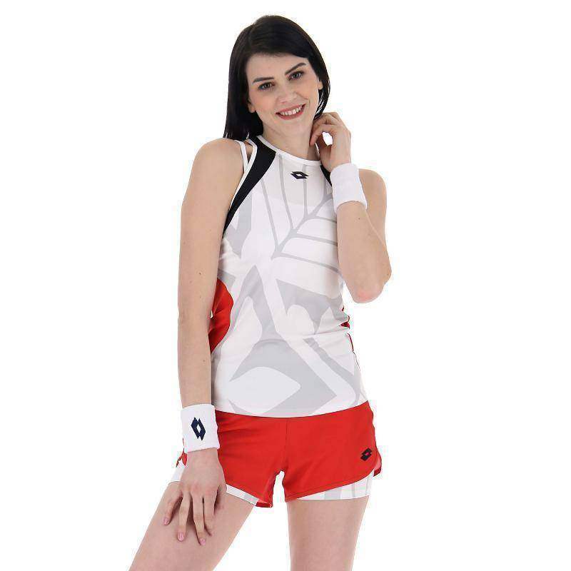 Lotto Top Ten III White Red T-shirt