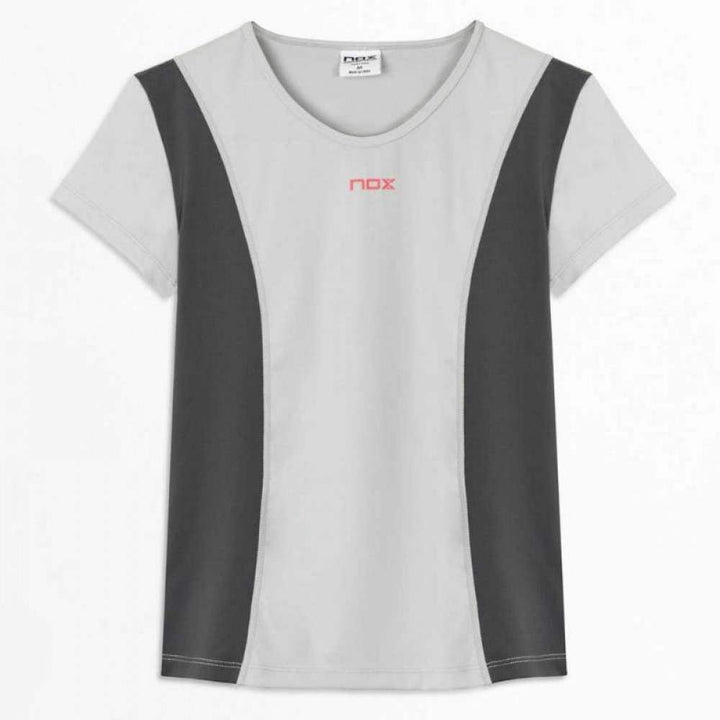 Camiseta feminina Nox Pro Regular cinza claro