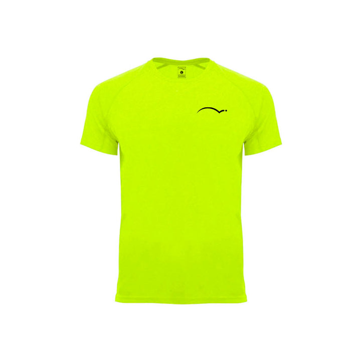 Camiseta Padelpoint Tournament Amarelo Fluor