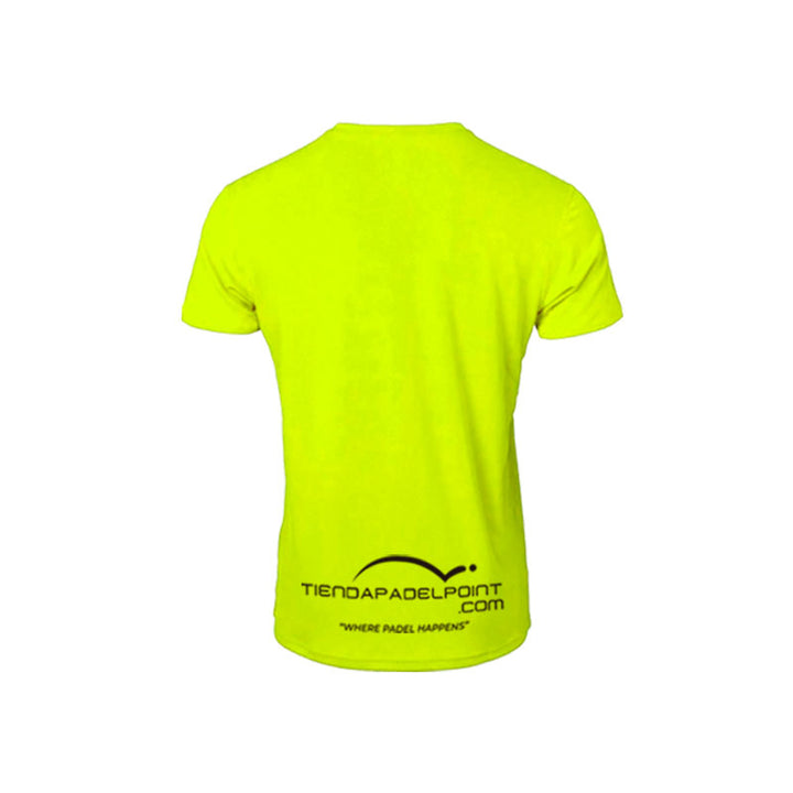 Camiseta Padelpoint Tournament Amarelo Fluor