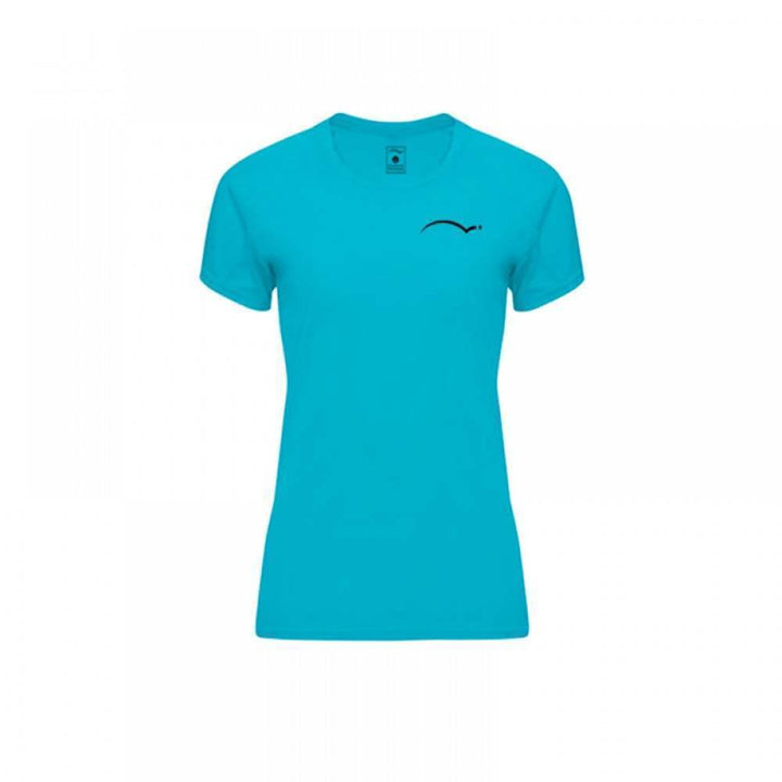 Camiseta feminina turquesa do torneio PadelPoint