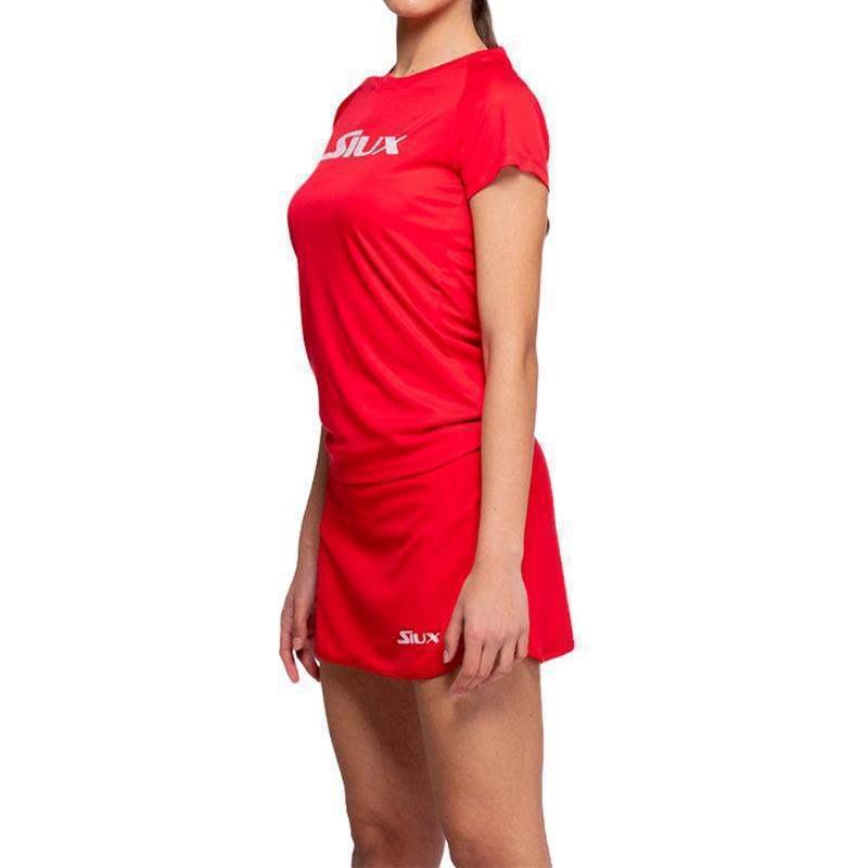 Camiseta Siux Club Rojo Mujer