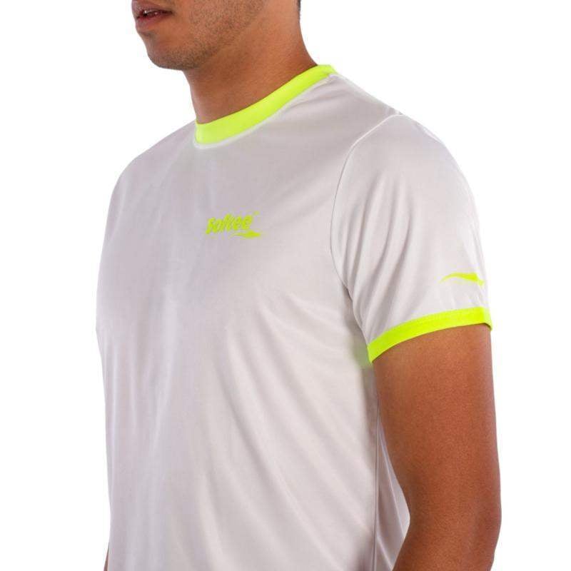 T-shirt Softee Galaxy branco amarelo flúor