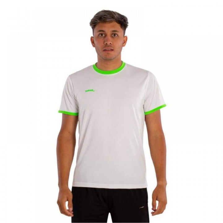 Camiseta Softee Galaxy Blanco Verde Fluor