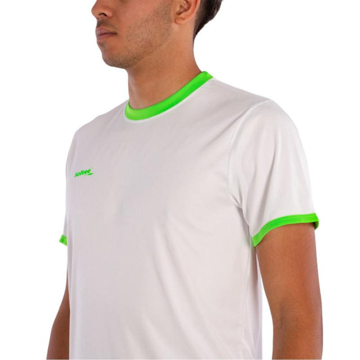 Softee Galaxy T-shirt White Green Fluor